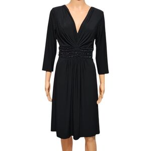 Elegant Black Dress – Bisou Bisou – Size 10 .